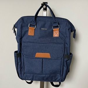 Bagswan Laptop Backpack fit 15.6 inch Anti-theft Navy
